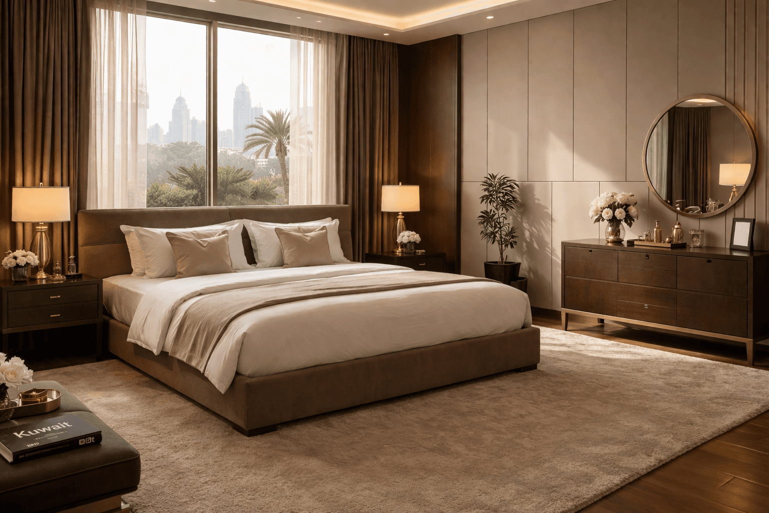 Bedroom after cleaning