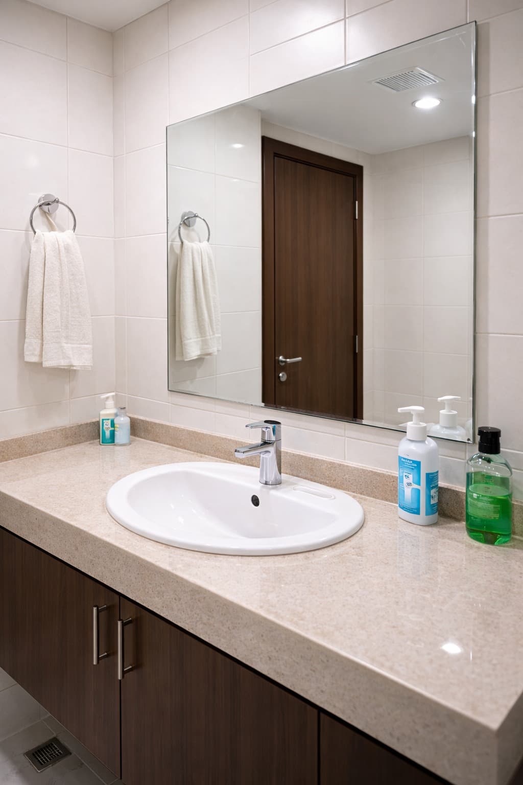 Bathroom after professional cleaning