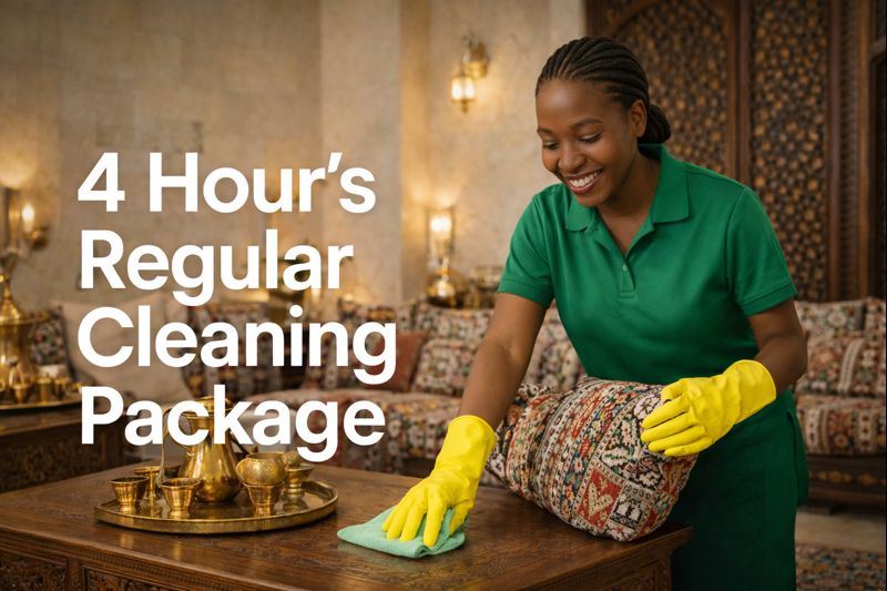 4 Hour's Regular Cleaning Package